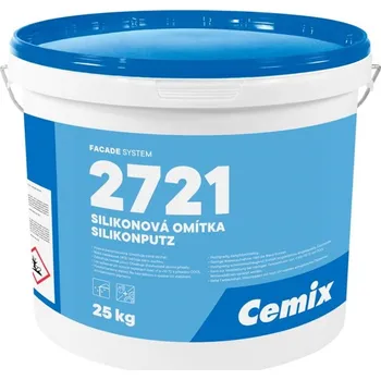Omítka Omítka silikon Cemix 2721 - 25 kg zatíraná 3 mm Varianta: Bezpříplatková kategorie