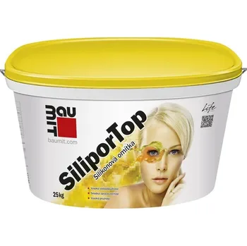 Omítka Omítka silikonová Baumit SiliporTop - 25kg rýhovaná 3mm