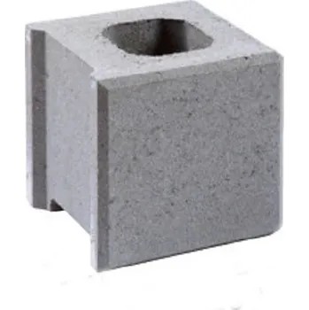 plotová tvarovka Tvárnice plotová BEST LUNETA III přírodní (200×200×200mm)