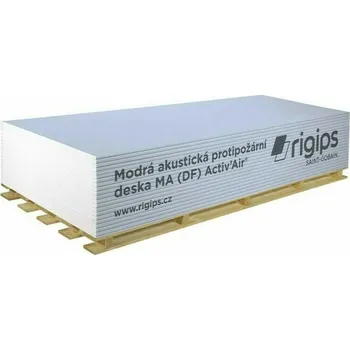 Stavební deska Deska sádrokartonová akustická Rigips MA (DF) Activ'Air 2 000×1 250×12,5 mm