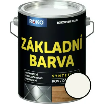 barva na zeď ROKOSPOL Barva základová Rokoprim bílá 3,2 l