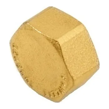 Instalatérský materiál Víčko mosazné 1/2" F