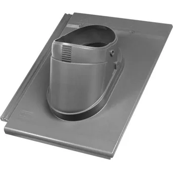 Střešní krytina Taška průchozí BMI BRAMAC Tegalit DuroVent – šedá