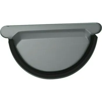 okap Čelo žlabu s těsněním Robust 330 RAL 7016 antracitově šedá