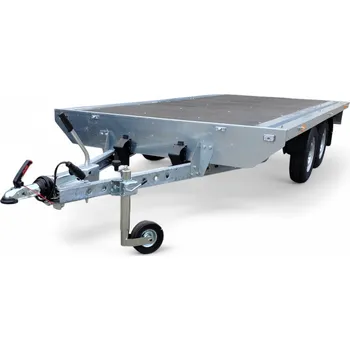Přívěs k motorovému vozidlu MARO Kralovice Dvousý brzděný přívěs Helper B2 2700 kg 5000x2470 mm - PLATO