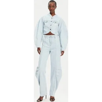 Pánská casual bunda ROTATE Jeansová bunda 1138261468 Modrá Relaxed Fit 38