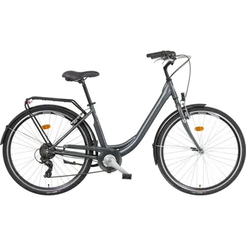 Městské kolo Liberty Jízdní kolo Strada 7spd. NEXUS 28" 2025 antracitovo-šedé, Přední vidlice Odpružená