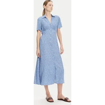 Dámské šaty Tommy Hilfiger Košilové šaty WW0WW45941 Modrá Regular Fit 36