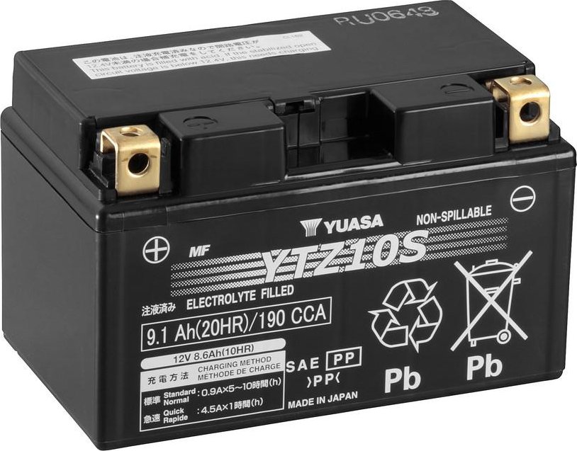 motobaterie YUASA YTZ10S (12V 8,6Ah)