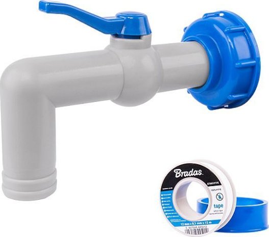 Kohoutek PP 90° na hadici pro 32mm s PTFE páskou