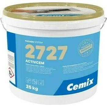 Omítka Omítka ActivCem Cemix 2727 - 25kg zatíraná 1,5 mm Varianta: Bezpříplatková kategorie