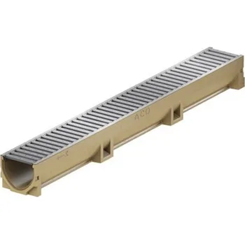 Odvodňovací žlab Žlab s pozinkovaným roštem ACO Euroline 1,0 m