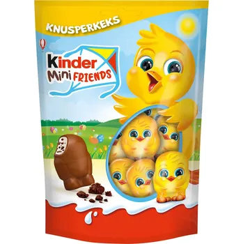 Čokoláda Kinder Velikonoční figurky kuřátka mléčná 15 % 122 g
