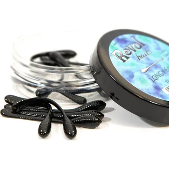 Revol Baits nástraha Longi 60mm příchuť krevetka, barva černá 12ks