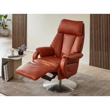 Křeslo CODY LAZYLINE kůže Černé