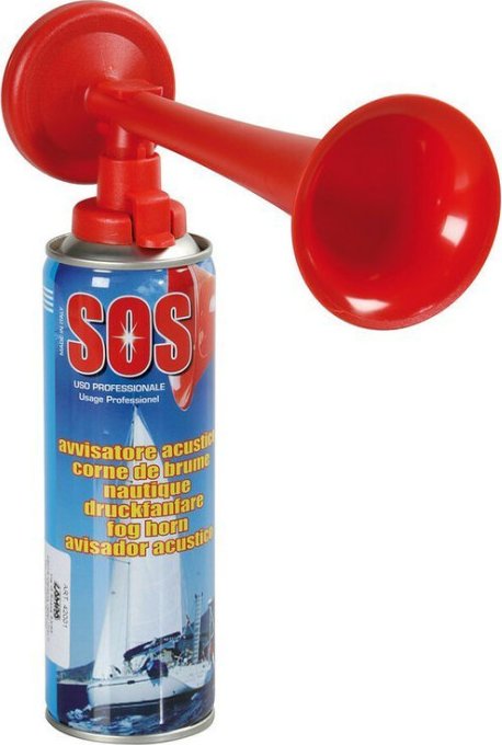 Fanfára /houkačka vzduchová ruční, SOS, 300ml, 114 dB
