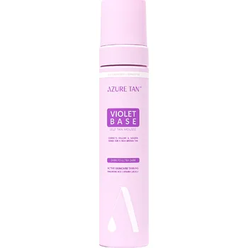 Samoopalovací přípravek Azure Tan Violet Base samoopalovací pěna fialová báze od medium do ultra, 200 ml