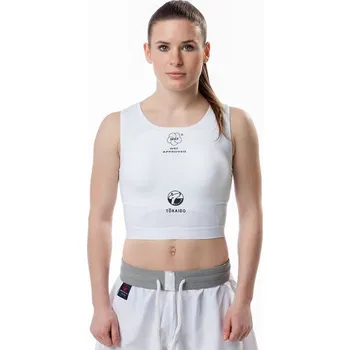 Chránič těla na box a bojový sporty Tílko Tokaido pro chránič prsou, bílé