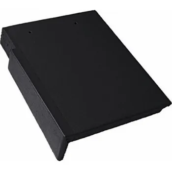 Střešní krytina Taška krajní levá BMI BRAMAC Tegalit protector –ebenově černá