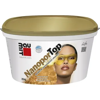 Omítka Omítka minerální Baumit NanoporTop - 25kg rýhovaná 2mm