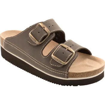 Dámské pantofle SANTÉ N/25/62/H/K/CP Pantofle dámské - SLATE - 40