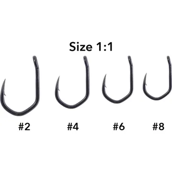 Rybářský háček Anaconda háček Piercer Angle Wide Gape Micro Barb 11ks velikost 2