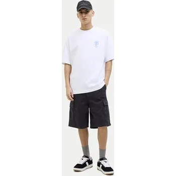 Pánské kraťasy Jack & Jones Šortky z materiálu Karl 12269374 Černá Loose Fit XL