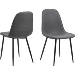 Jídelní židle KAIA 1 ks tmavě šedá