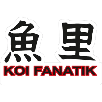 Samolepicí dekorace na vozidlo Koi Fanatik samolepka