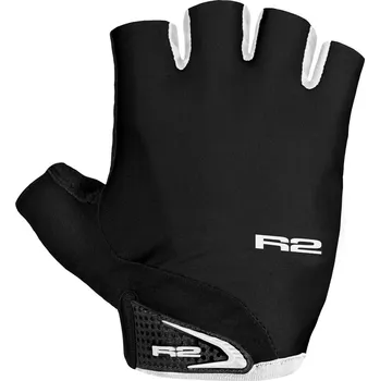 Cyklistické rukavice R2 RILEY 2022 - černá/bílá Velikost: M