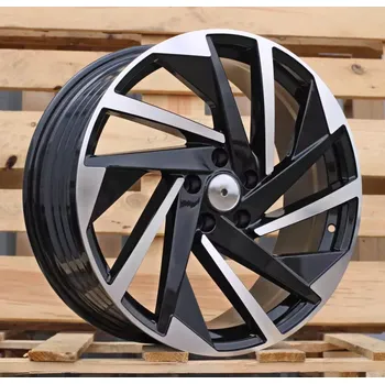 Alu kolo Alu kola Racing Line FBX170, 18x8 5x112 ET45, černá + leštění vhodné pro VW ID.4, VW ID.5