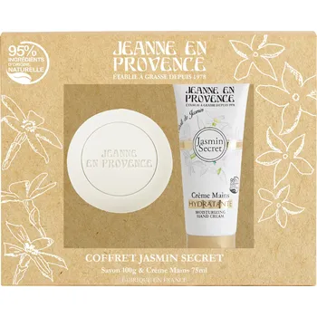 Kosmetická sada JEANNE EN PROVENCE Tajemství jasmínu Dárková sada péče o ruce, 2 ks