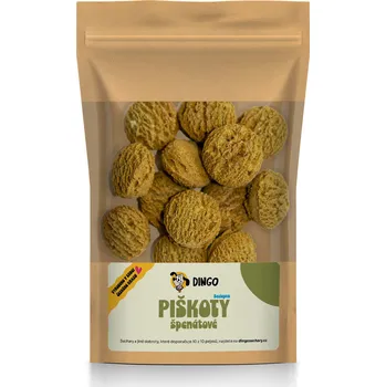 Pamlsek pro psa Dingo Piškoty špenátové Hmotnost: 90 g vyrobeny v ČR