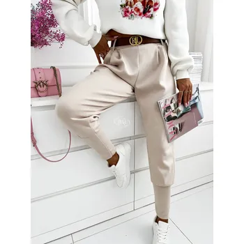 Dámské kalhoty Kalhoty VICTORIA béžové Velikost: S - XL