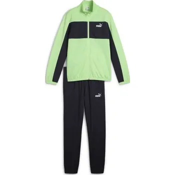 Chlapecká souprava Puma COLORBLOCK POLY SUIT CL B 128 Světle zelená, Černá, Bílá