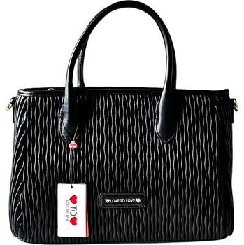 Kabelka Elegantní černá kabelka Love to Love Nero by Gai Mattiolo
