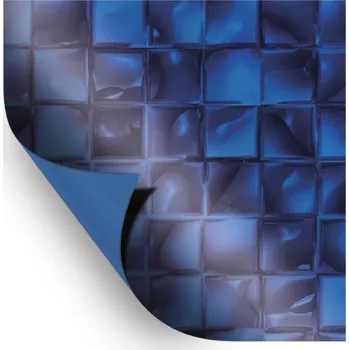Bazénová folie AVfol Decor - Mozaika Modrá Electric; 1,65m šíře, 1,5mm, metráž