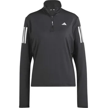 Běžecké oblečení Dámská běžecká bunda adidas OWN THE RUN HALF-ZIP XS Černá, Bílá
