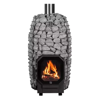 HUUM hive flow – 9,8 kw – elegantní saunové kamna na dřevo i s možností přikládání z jiné místnosti - HUUM-HIVE-FLOW