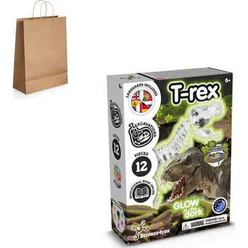 Fossil Excavation Kit III. Vzdělávací hra dodáváno s dárkovou taškou z kraftového papíru (115 g/m²) 1 bez potisku bez potisku