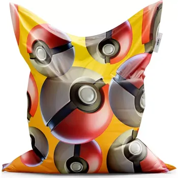 Sedací pytel Sablio Sedací vak Classic Pokemon ball Pattern - 150x100 cm
