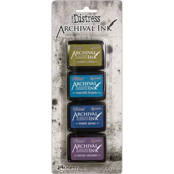 Razítková poduška Ranger Polštářek Archival Ink Mini sada č.2