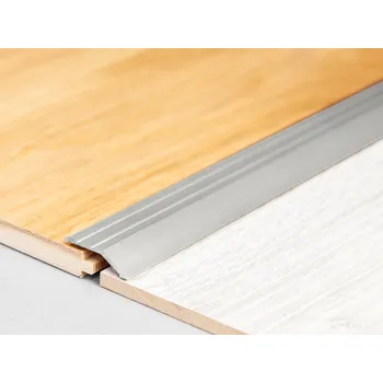 Podlahová lišta Profilteam ukončovací lišta samolepící do 8 mm 39x2700 Inox E07