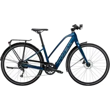Silniční kolo Trek FX+ 2 STAGGER Satin Mulsanne Blue 2023 - M (29“ kolo)
