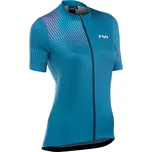 Northwave dámský cyklistický dres Origin, Blue/Iridesc - L