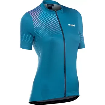 cyklistický dres Northwave dámský dres Origin Teal - L