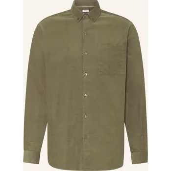 Pánská košile Paul Pánská Manšestrová Košile Comfort Fit, olivová, 48