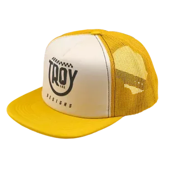 Kšiltovka Troy Lee Designs Snapback Trucker, Smiley, golden, one size