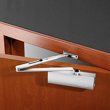 Zavírač dveří Zavírač ACT Geze TS 1500 (STŘÍBRNÁ), Montážní deska pro TS 1500 C, AC-T Stříbrná