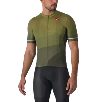 cyklistický dres Castelli dres Orizzonte, Deep Green - XXL